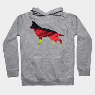 German Shepherd German Flag Hoodie